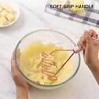 COOK WITH COLOR Kitchen Gadget Set Copper Plated Stainless Steel Utensils with Soft Touch Handles, Copper Pink, 10 Pieces