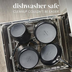 Rachael Ray Cucina Ceramic Cookware Set - 13 Pieces - Ceramic Pots and Pans Set w/Nonstick Frying Pans, Saute Pan, Saucepans, Stockpot, Lids, Pan Protectors & Cooking Utensils - Peppercorn