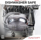 AVACRAFT Egg Poacher, Stainless Steel Egg Poaching Pan, Poached Eggs Cooker Food Grade PFOA free