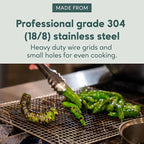 Ultra Cuisine Stainless Steel Baking Rack - 10x14.75 inch Jelly Roll Pan Wire - Oven Grill Sheet Pan - Oven Safe - Dishwasher Safe - Heavy Duty Wire Cooling Rack for Cooking Baking and Roasting