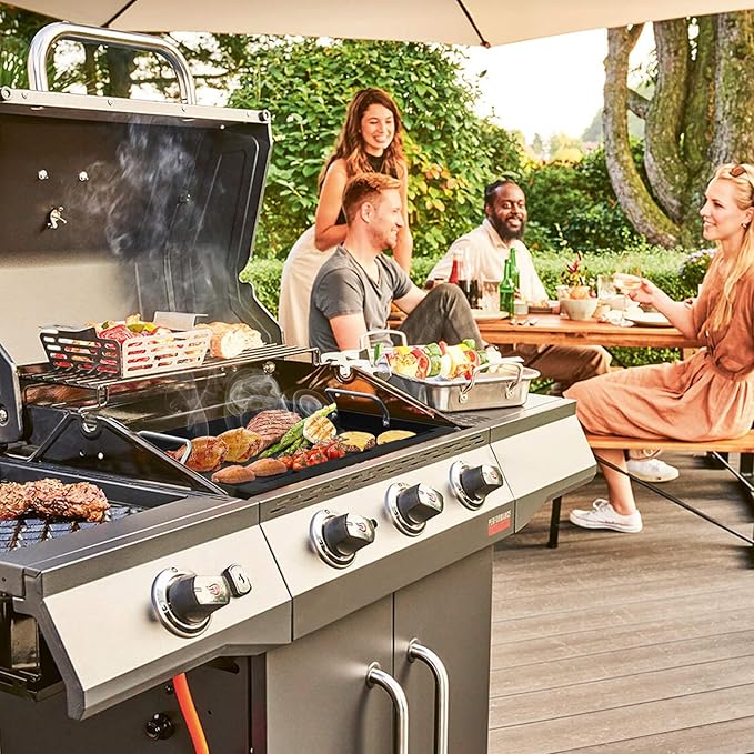 Stanbroil Universal Full Size Griddle Insert for Most 3-Burner Gas Grill - Compatible with Weber, Royal Gourmet, Cuisinart, Char-Broil, Nexgrill, Napoleon, Dyna-Glo, Monument Grills and More