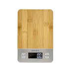 PantryPro Bamboo Platform Digital Kitchen Scale - 11 pounds Capacity LCD Display Grams and Ounces AAA Battery Included (Natural)