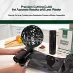 Vacuum Seal Rolls 11" x 50' 2 Pack (100 Feet Total) 5.5 Mil (Black and Black) - BPA Free Commerical Grade Food Saver for Storage, Sous Vide, and Meal Prep Sealer Bag