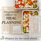 Spare Essentials (110 Pack) 2.25LB Aluminum Containers with Lids 8.5"x6" - Disposable Foil Pans for Takeout, Baking, Freezing, Food Storage - Aluminum Pans, To Go Containers with Plastic Lids