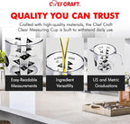 Chef Craft Select Plastic Measuring Cup, 1 Cup Capacity, Clear