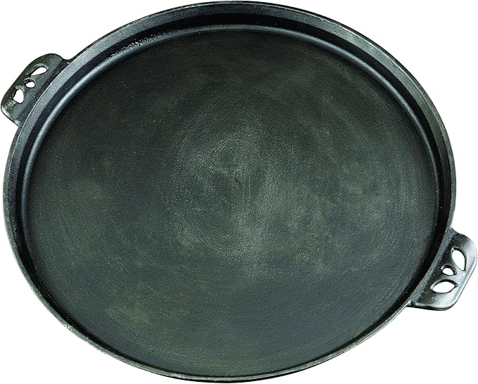 Camp Chef 14-Inch Cast Iron Pizza Pan, 14 inches, Black