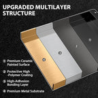 Utheer Ceramic Grill Griddle Insert for Spirit Grills, Griddle Insert for Weber 7658, Fits Spirit & Spirit II 200/300, Genesis Silver/Gold/Platinum & 1000–5000, Nonstick, Easy Clean, Healthier Cooking