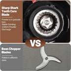 Electric Coffee Grinder Touchscreen 2-14 Cup Conical Burr Coffee Grinder with 25 Grinding Settings Cleaning Brush Grindable Espresso Drip Coffee French Press for Home Use 110V Black