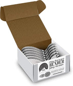 Bent Handle Julep Strainer - Stainless Steel Commercial Cocktail Strainer Piña Barware (6 Strainers/Commercial Bar Pack, Polished Finish)