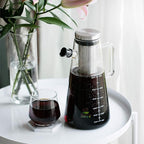 BTaT- Cold Brew Coffee Maker, 2 Liter (2 Quart, 64 oz), Iced Coffee Maker, Iced Tea Maker, Cold Brew Maker, Tea Pitcher, Coffee Accessories, Iced Tea Pitcher, Cold Brew System