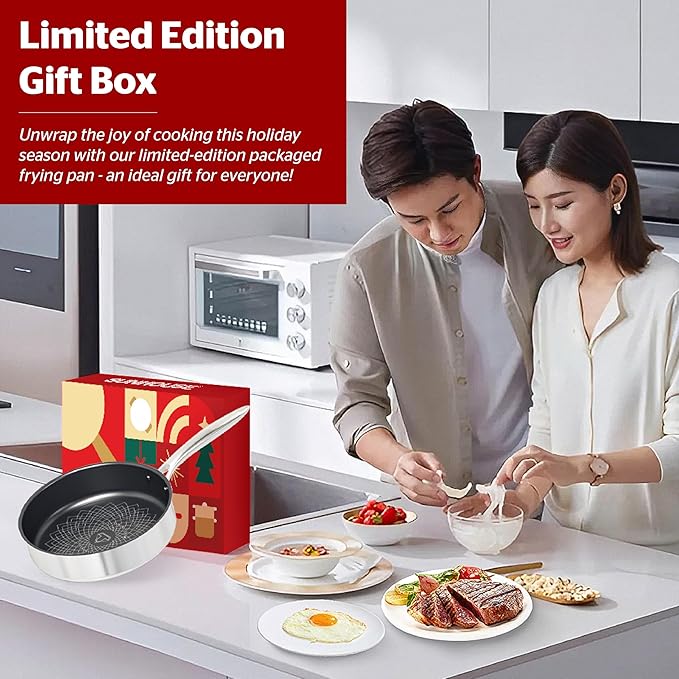 SUNHOUSE Cookware for Cooking (FRY PAN (LIMITED BOX), 10 inch)
