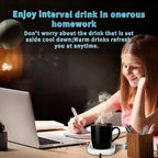 Misby Coffee Mug Warmer, Mug Warmer for Desk Use with Auto Shut Off, Gravity-Induction Coffee Warmer for Coffee Lovers Christmas/Birthday Gift Keep Beverages Coffee Cup Warmer (White)