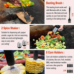 38PCS Flat Top Grill Accessories Set - Must Have for Your Outdoor with Professional Griddle Spatula, Cleaning Kit, Grill Basting Cover - Ideal Griddle Gift for Men Women