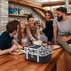 Lifewit Casserole Carrier for Hot or Cold Food, Insulated Casserole Baking Dish Bag Food Carrier, Lasagna Holder for Potluck/Parties/Picnic/Cookouts, Fits 9"x13" Baking Dish, Black