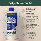 DeLonghi Compatible Descaling Solution. Clean & Descale your DeLonghi Coffee Maker. Single Bottle. Eco-Friendly Concentrated Formula. Carbon Neutral Cleaner Descaler Solution