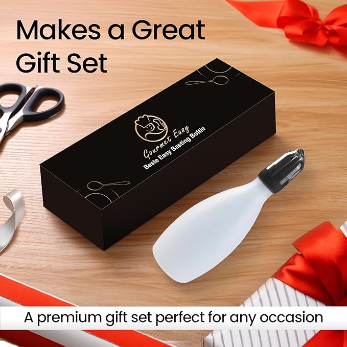 Silicone Pastry Brush, All-in-One Silicone Basting Brush with Sauce Bottle, Heat Resistant BBQ Accessories and Cooking Gadgets, BPA-Free Oil Dispenser for Cooking, Baking, Grilling(Black)