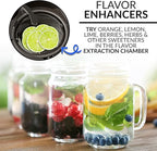 Nostalgia 3-Quart Iced Tea & Coffee Brewing System With Double-Insulated Pitcher, Strength Selector & Infuser Chamber, Also Perfect For Lattes, Lemonade, Flavored Water, Black