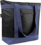 BeeGreen Cooler Bag Soft Leakproof Insulated Tote with Zipper for Beach Travel Grocery