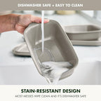 GreenPan Premiere Ovenware Healthy Ceramic Nonstick 1 lb. Loaf Baking Pan, PFAS-Free, Warp-Free Bakeware, Durable Quick Heating, Oven & Broiler Safe to 600F, Dishwasher Safe, Taupe