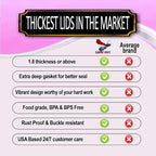 Supa Ant Thickest Canning Lids Regular Mouth (50 Pcs.) Food Grade Tin Can Lids for Canned Food - Buckle Proof & Rust Proof Lid for Canning Kit for Regular Mouth Mason Jars (Mandala) Canning Supplies