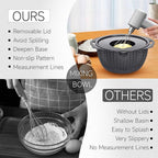 4-1 Colander with Bowl Set - Pasta Strainer - Colander for Kitchen - Strainers and Colanders Rice Strainer Fruit Cleaner Veggie Wash Sink Strainer Kitchen Essentials - Dark Grey