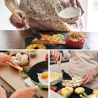 Kitchen Utensils Set of 12, E-far Silicone Cooking Utensils with Holder, Non-stick Cookware Friendly & Heat Resistant, Includes Spatula Tong Whisk Ladle Brush Slotted Turner Spoon(Black)