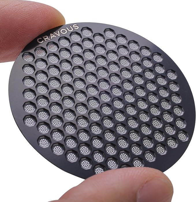 58mm Espresso Funnel and Puck Screen Kit - Magnetic Dosing Funnel with Filter Compatible with 58mm Portafilter Basket - Premium Espresso Tools Set