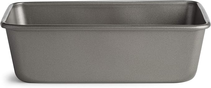 Cooking Light Heavy Duty Nonstick Bakeware Carbon Steel Bread Pan or Loaf Pan with Quick Release Coating, Manufactured without PFOA, Dishwasher Safe, Oven Safe, 9.25-Inch x 5.25-Inch, Gray