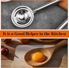 Egg Yolk Separator, Stainless Steel Egg Separator For Raw Eggs, Quick Egg White Separator Tool For Baking Cake, Kitchen Gadget