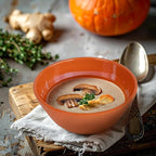 Melamine Beaded Cereal Bowls Set Fall, 6 inch, 24oz All purpose/Soup/Salad Bowls Set of 6, Unbreakable Durable, Dishwasher Safe, BPA Free - Perfect for Soups, Salads, Cereal & Entertaining