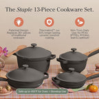 Our Place Cookware Set - 13-Piece Kit Including the Always Pan, Perfect Pot and Spatulas | Multifunctional, Toxin-Free Nonstick | Heat Safe up to 450°F | Oven, Stove, Induction Compatible | Char