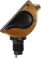 Wine Bottle Pourer, Fun Wine Pourer Spout Sings While It Pours, Airtight Wine Bottle Sealer, Acacia Wood with Black Wings