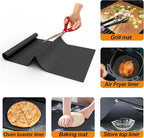 UBeesize 75 Inch Roll Reusable Oven Liners for Bottom of Oven,Thick Heavy Duty Non Stick Teflon Oven Mats Cut to Custom Fit Electric, Gas, Toaster，Convection, Microwave Ovens and Grills