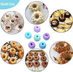 Tongjude 46 Piece Silicone Bakeware Set, Non-Stick Kitchen Oven Baking Pans, Silicone Cake Molds with Cake Mold, Chiffon Cake Pan, Donut Pan, Square Cake Pan and Loaf Pan