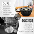 4-1 Colander with Bowl Set - Pasta Strainer - Colander for Kitchen - Strainers and Colanders Rice Strainer Fruit Cleaner Veggie Wash Sink Strainer Kitchen Essentials - Black
