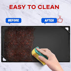 GGC Reversible Cast Iron Griddle, Double-sided Griddle Pan for Stove Tops, Gas Grills and Outdoor Cooking, 16.5 x 9.5 Baking Flat and Ribbed Griddle Plate