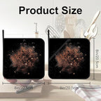Explosion of Coffee Roasted Beans Polyester Pot Holders Set of 2