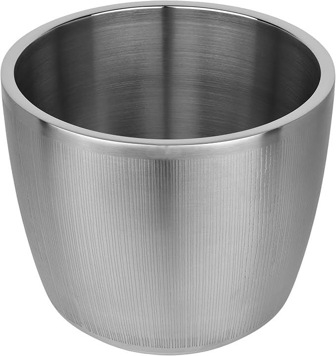 Silver Stainless Steel Cocktail Shaker and Bar Equipment | Silver Ice Bucket