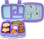 Bentgo Kids Prints Leak-Proof, 5-Compartment Bento-Style Kids Lunch Box - Ideal Portion Sizes for Ages 3-7, Durable, Drop-Proof, Dishwasher Safe, & PFAS & BPA-Free Materials (Mermaids in the Sea)