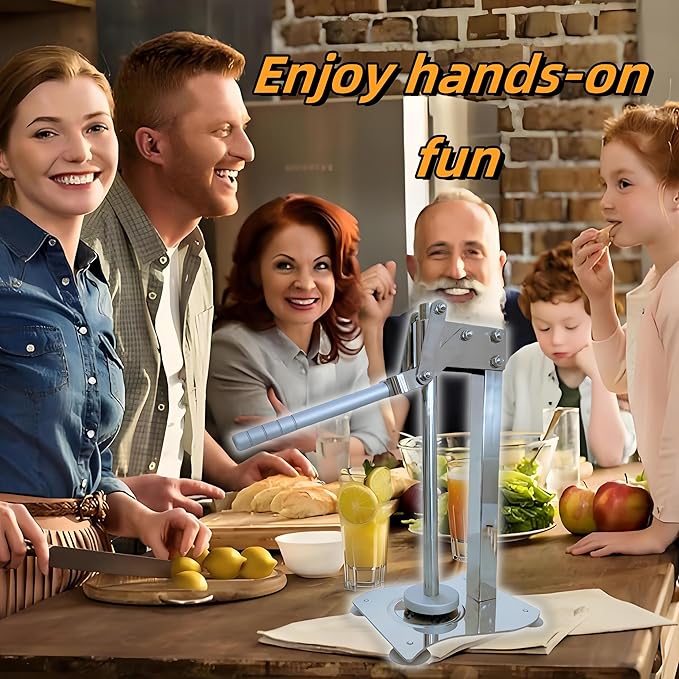 Lemonade stand Fruit Juicer Squeezer Stainless Steel Press Handled,Manual Juicer Press Lemon Lime Crusher Nut Grinder for Fruit or Nuts