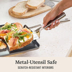 Calphalon® Premier Ceramic Nonstick 11" Square Griddle, Mushroom Grey