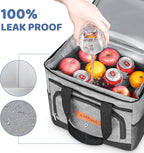 Insulated Cooler Bag for Men/Women 15L Soft Cooler Bag with Adjustable Shoulder Strap, Leakproof for Work, Camping, Travel, Picnic