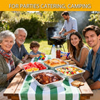 8"x8" Disposable Aluminum Foil Pans with lid - 20 Pack Square Baking Pans Disposable Food Containers with Lids Heavy Duty Tin Foil Pan for Baking Cake, Oven Cooking, Heating, Storing, Meal Prepping