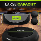 Umien™ Granite Mortar and Pestle Set - 100% Granite - 3.5-Cups - 8-Inch – Avocado Tool Included – Natural Stone Molcajete for Spices, Pestos, & Guacamole (Black) - Stone Grinder - Guacamole