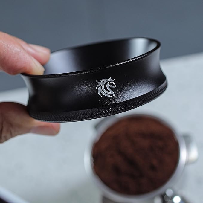 58mm Espresso Funnel and Puck Screen Kit - Magnetic Dosing Funnel with Filter Compatible with 58mm Portafilter Basket - Premium Espresso Tools Set