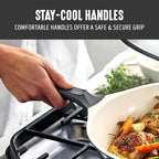 GreenLife 8 Piece Ceramic Nonstick Cookware Set, Induction Suitable Non Toxic PFAS-Free Pots & Pans, Dishwasher Safe, Cooking Set, Stock Pot, Saucepans & Frying Pans, Kitchen Cooking, Graphite