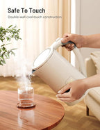 Electric Kettle Temperature Control, PARIS RHÔNE 1.7L Electric Kettle, 4H Keep Warm Water Boiler with 6 Presets, LED Screen Electric Kettles for Boiling Water, Boil-Dry Protection, BPA Free