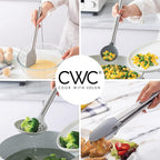 COOK WITH COLOR Silicone Cooking Utensils, Kitchen Utensil Set, Easy to Clean Silicone Kitchen Utensils, Cooking Utensils for Nonstick Cookware, Kitchen Gadgets Set, 10 Pieces, Grey Ombre