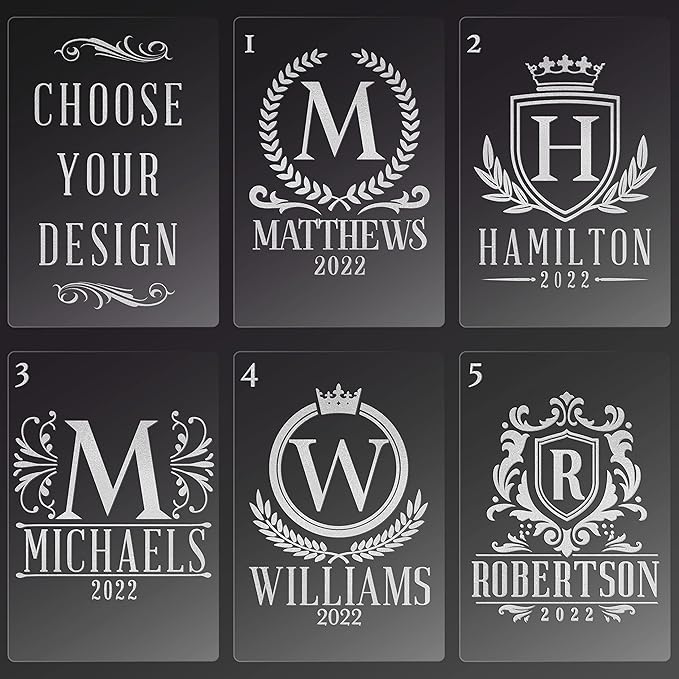 Personalized Whiskey Decanter Set - 5 Design Options - Custom Liquor 25 oz, 750ml Liquor Decanter w/Whiskey Glass Set Options, Birthday & Retirement Gifts for Men