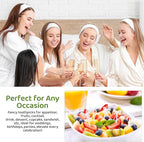 100Pcs Bow Cocktail Picks Party Toothpicks White Plastic Fruit Skewers Christmas Bow Drink Stirrers Cupcake Toppers Fancy Toothpick for Appetizers Drinks Wedding Coquette Birthday Bow Party Decor